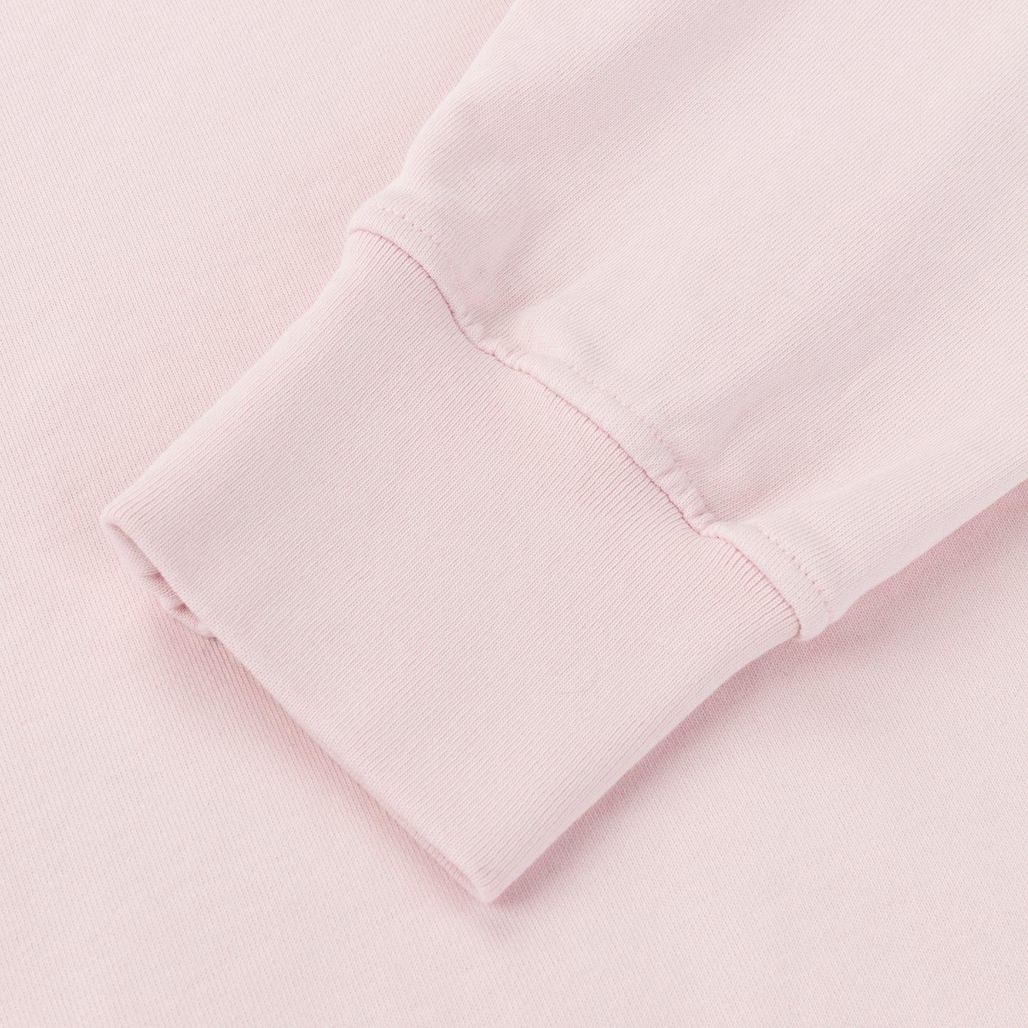 Script Hoodie in Bleach Pink