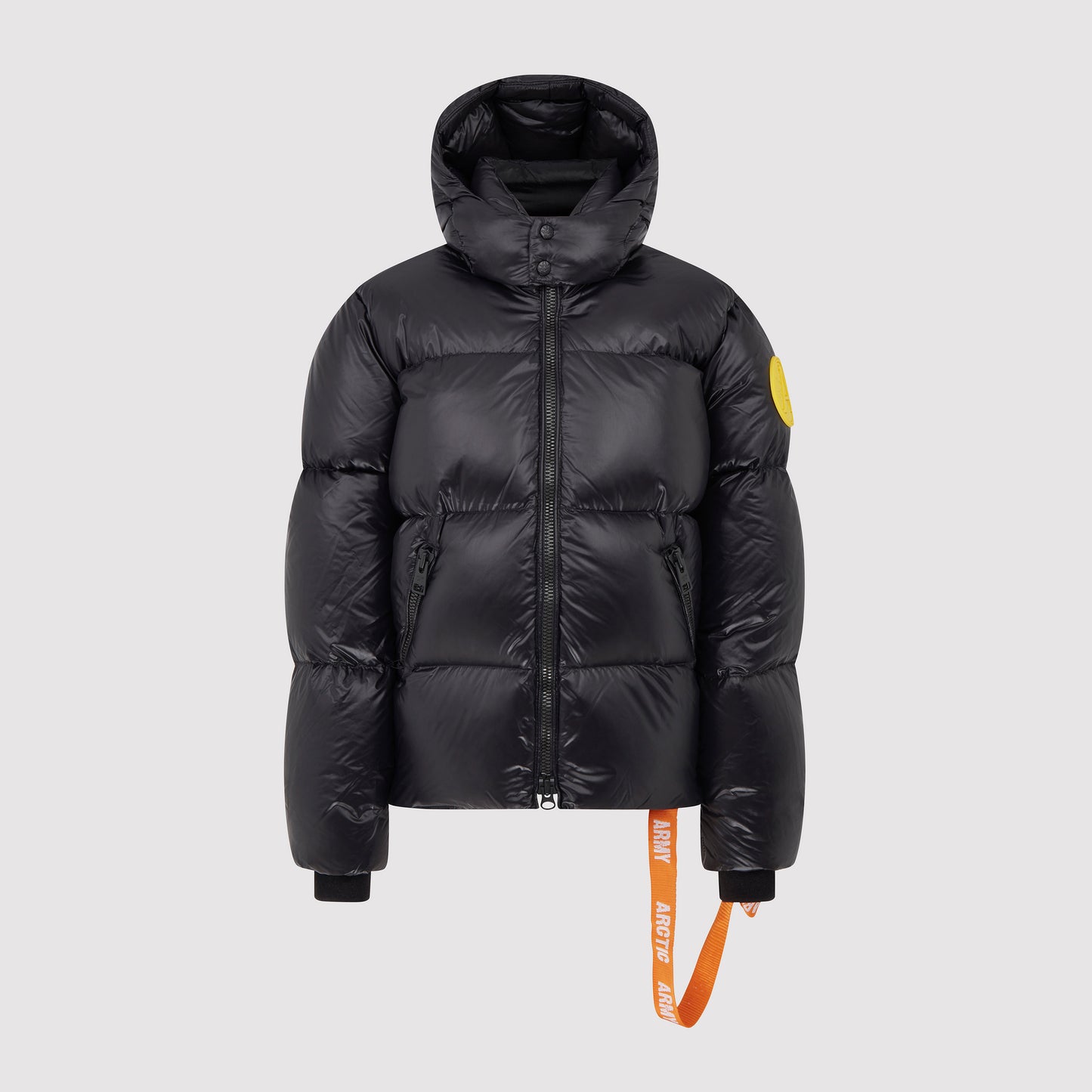 Kids Puffer in Black / Yellow