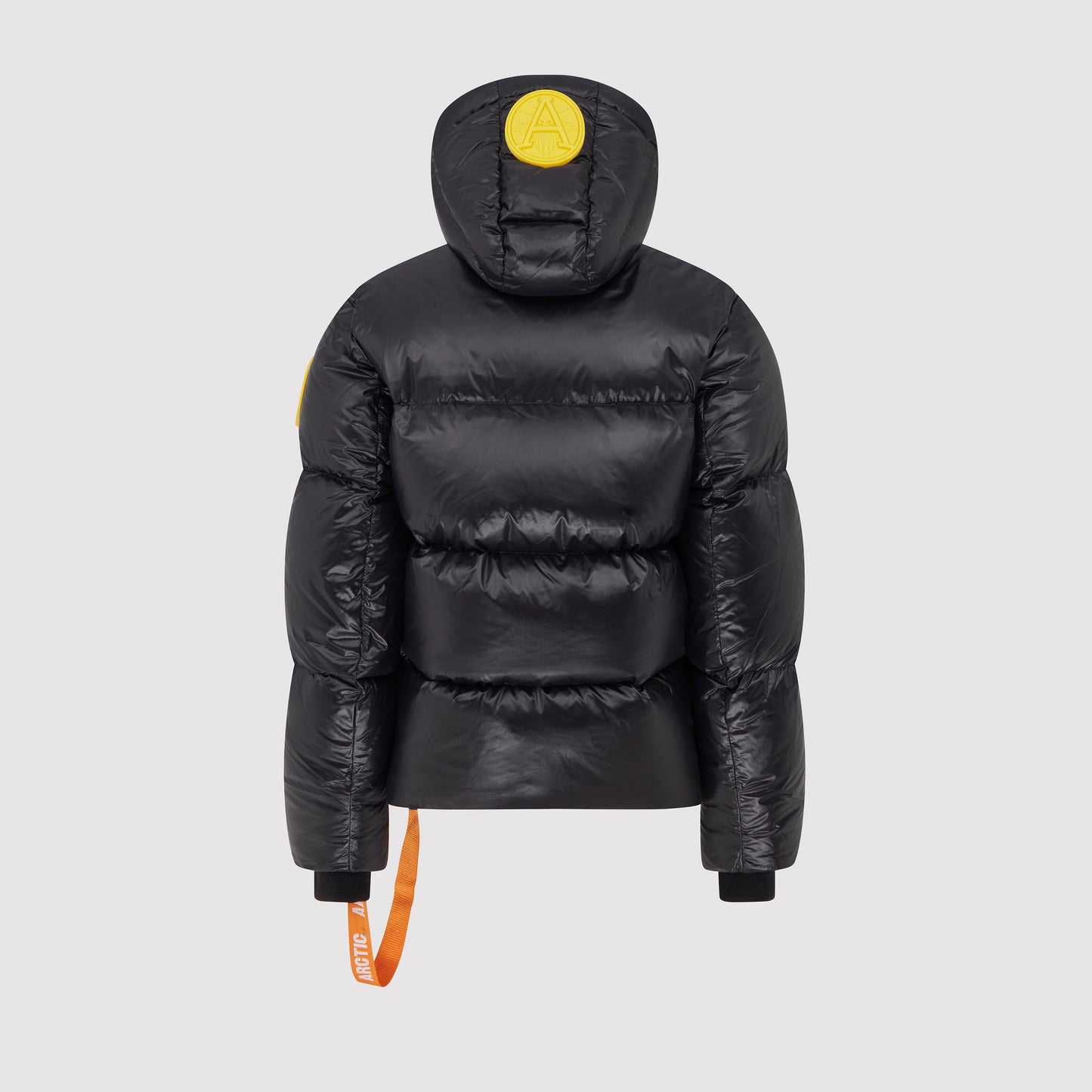 Kids Puffer in Black / Yellow