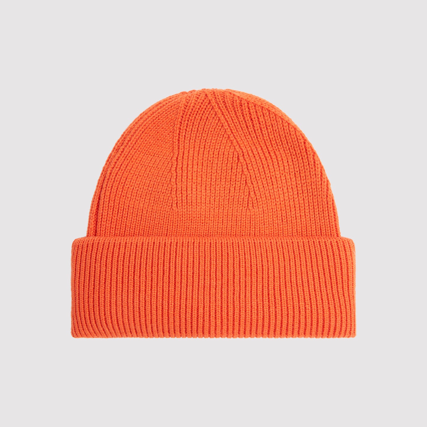 Badge Beanie in Orange