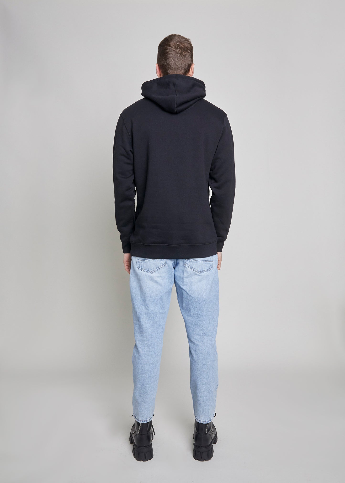 Men's Mountains Hoodie in Black