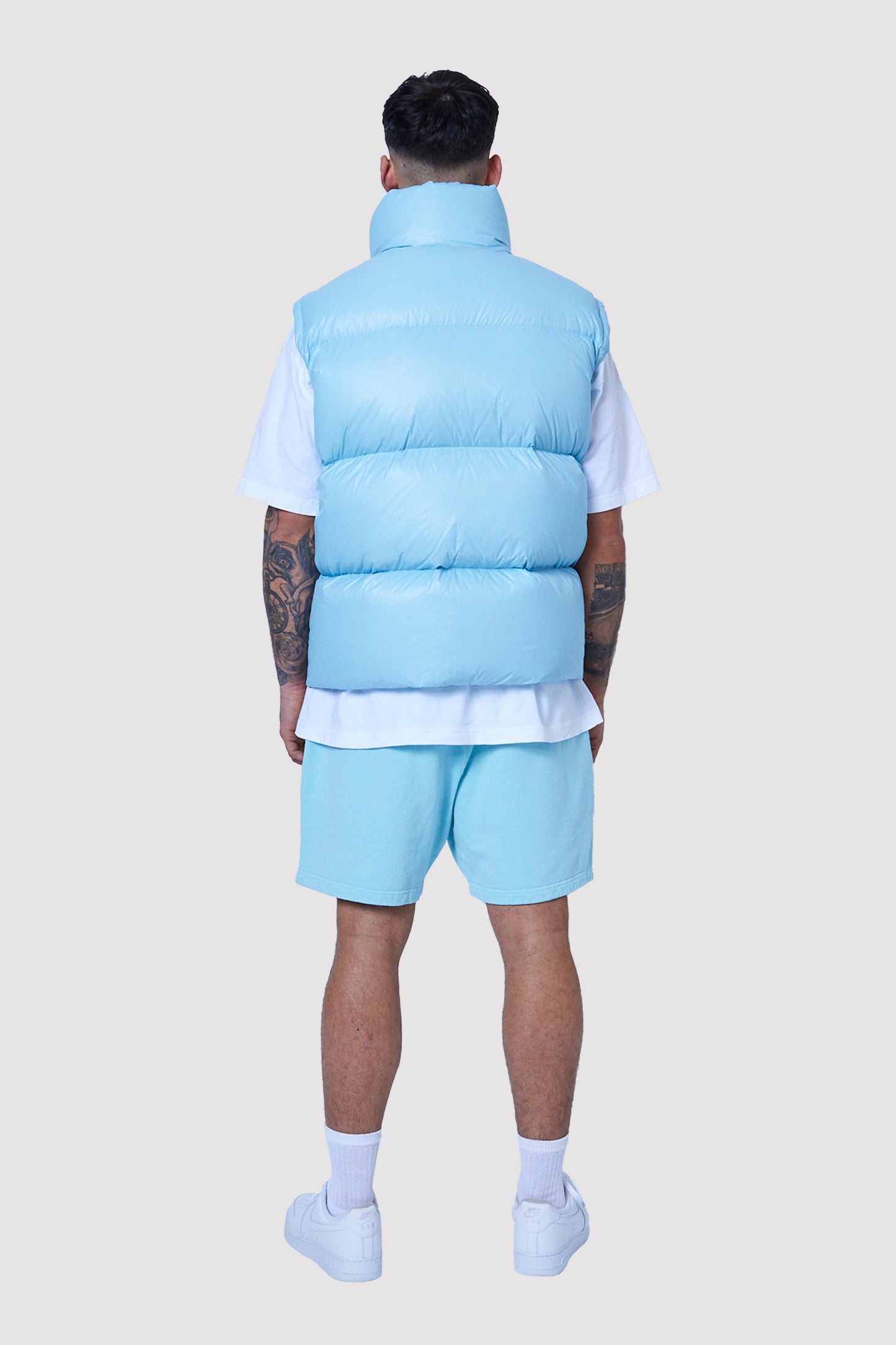 Men's Gilet in Baby Blue