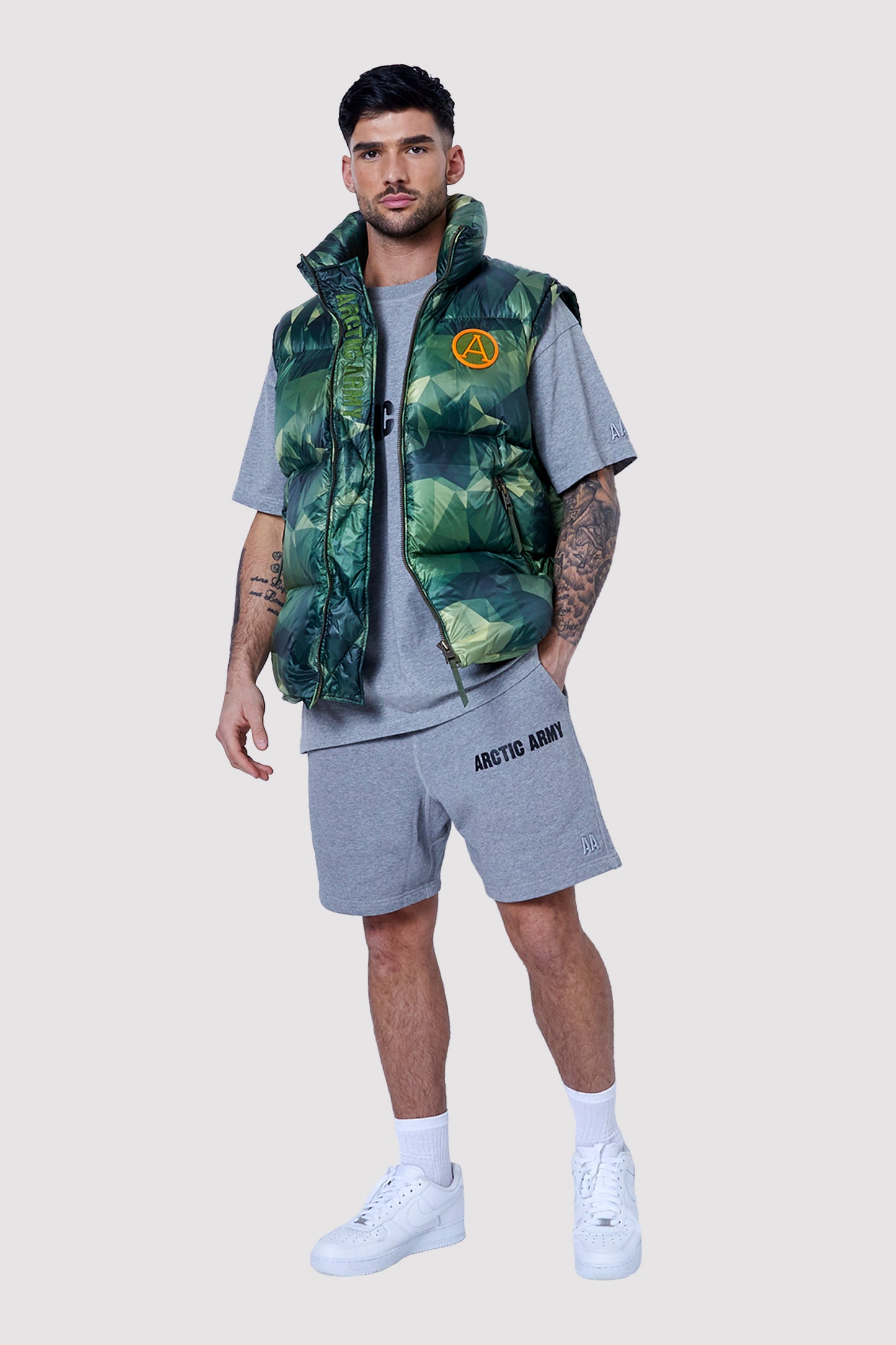 Men's Gilet in Camo