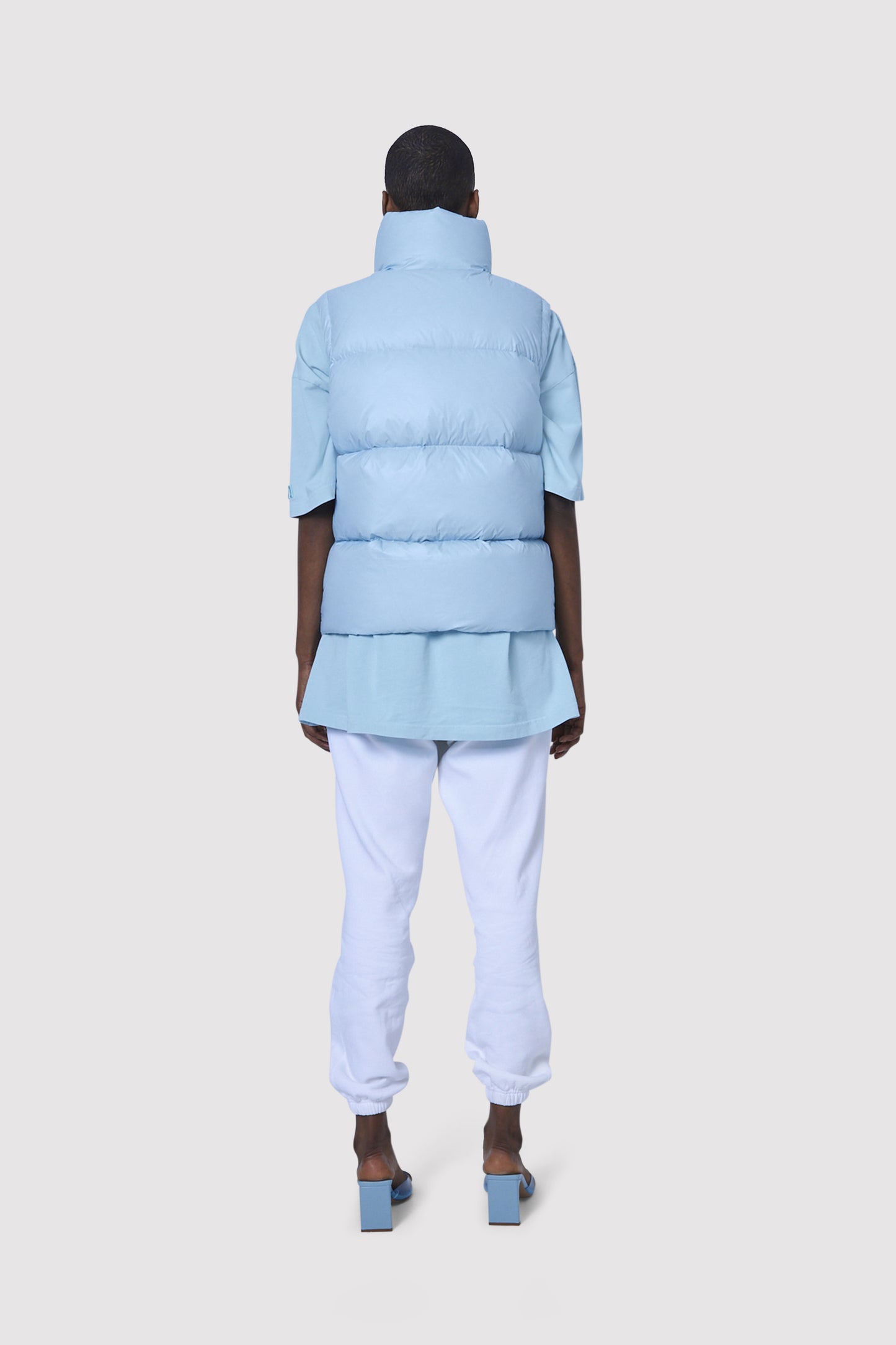Women's Gilet in Baby Blue