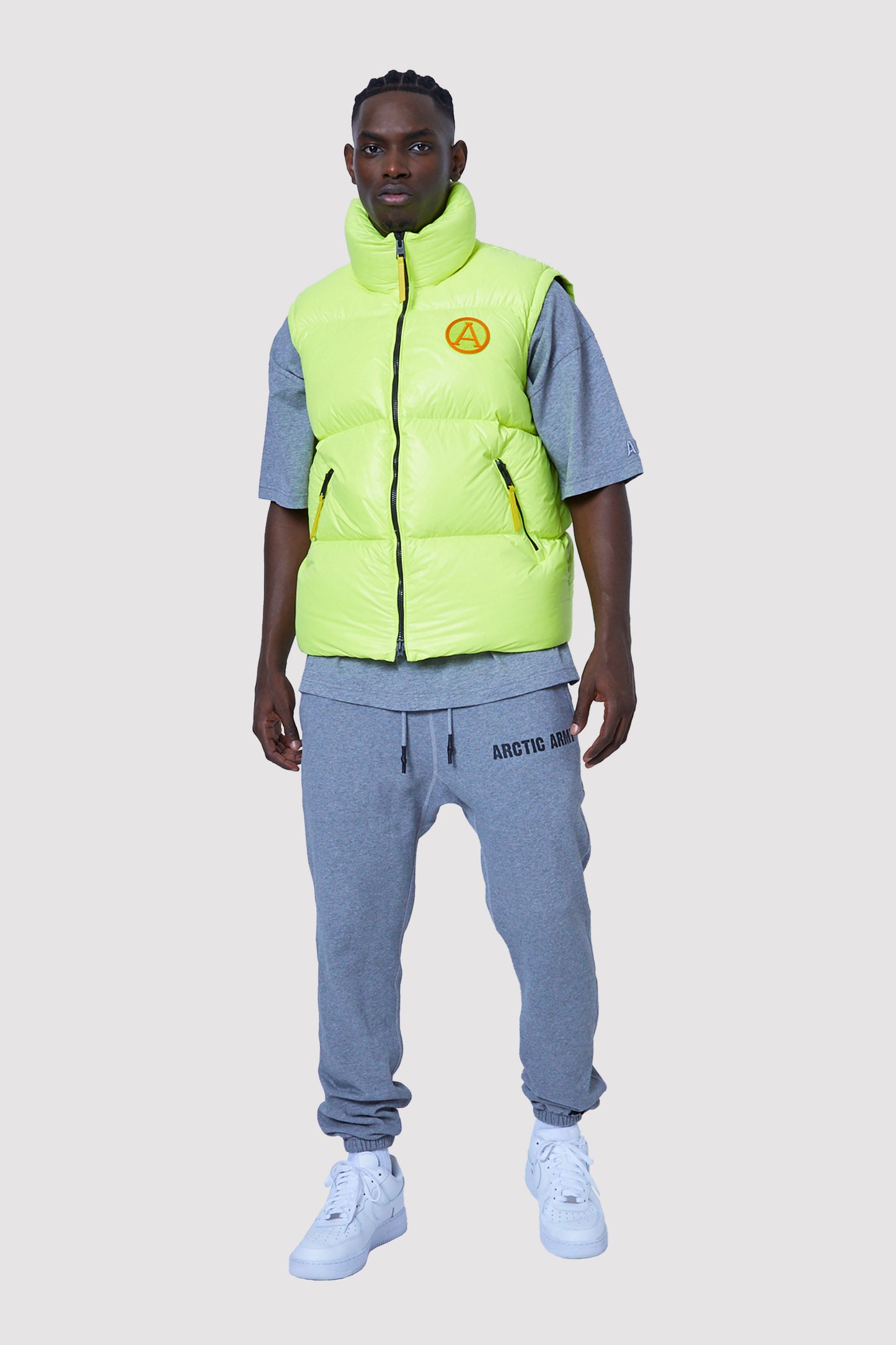 Men's Gilet in Neon