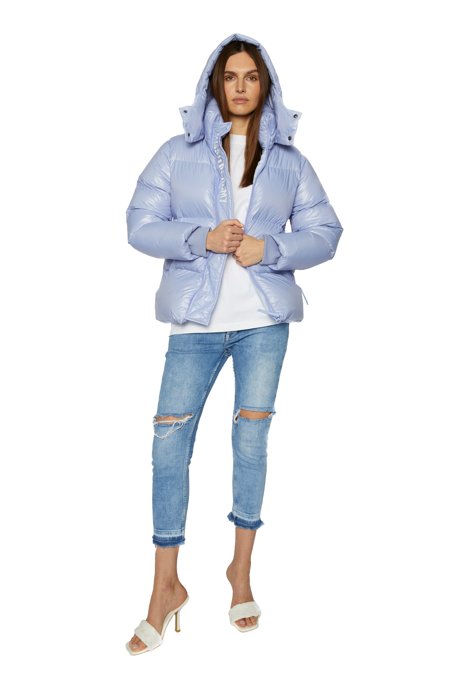 Women's Puffer in Lilac