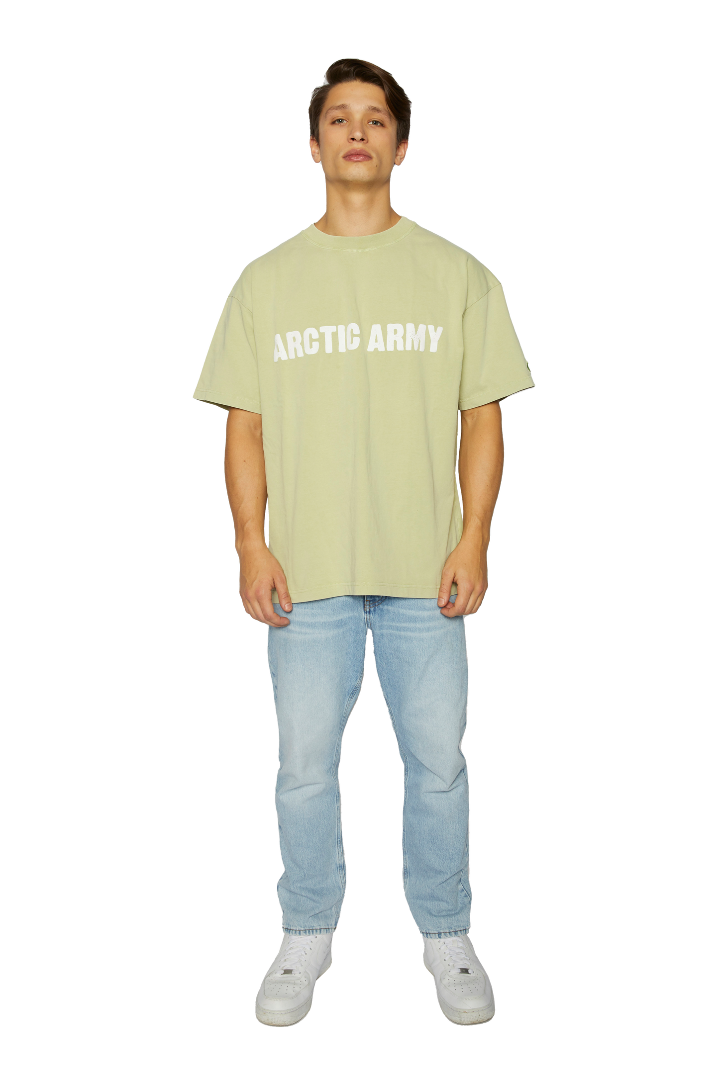 Men's AA T-Shirt in Washed Pistachio