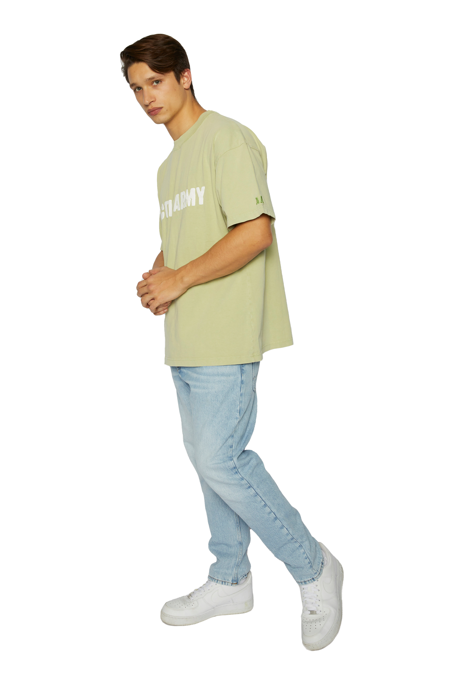 Men's AA T-Shirt in Washed Pistachio