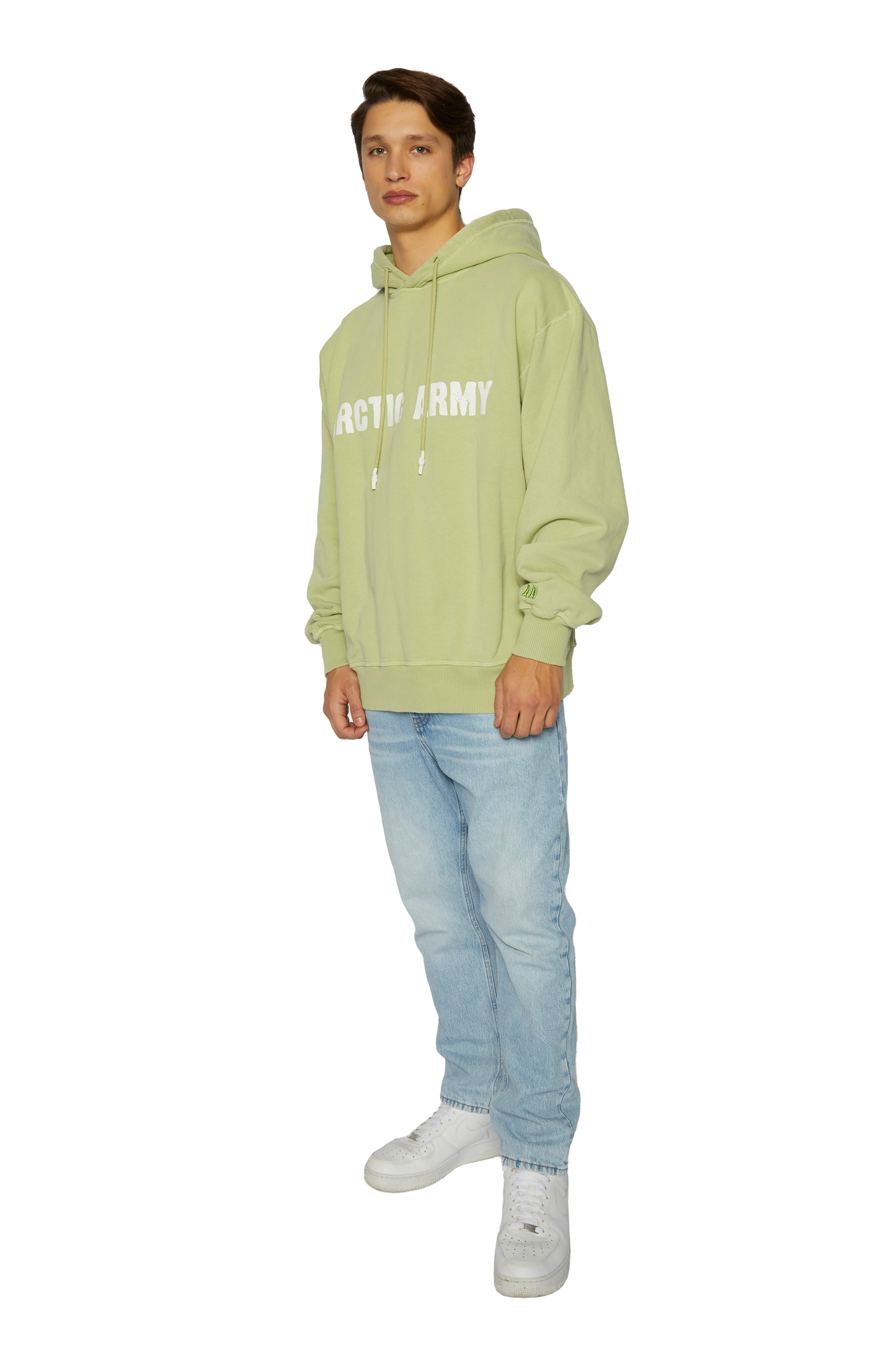 Men's AA Hoodie in Washed Pistachio