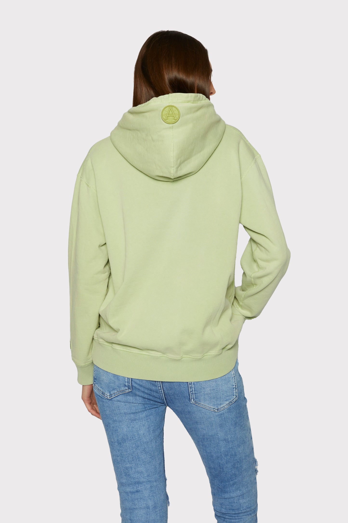 Women's AA Hoodie in Washed Pistachio