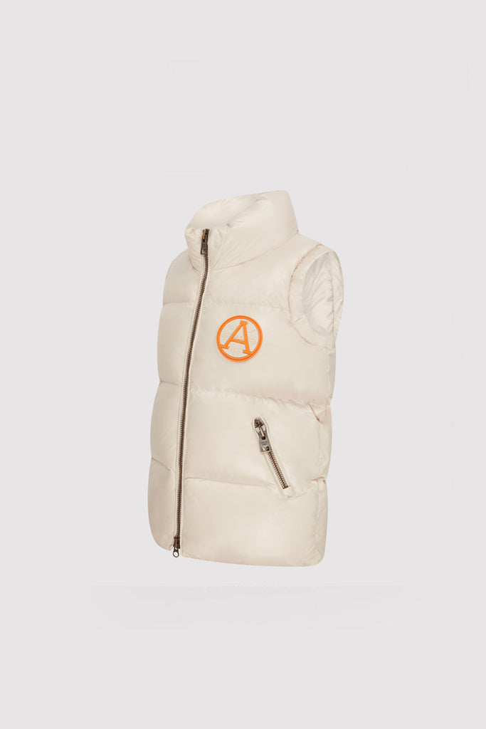 Kids Gilet in Chalk