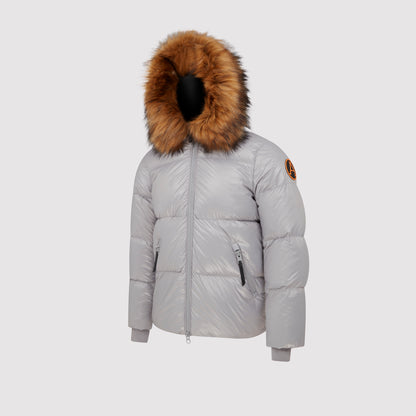 Women's Arctic Faux Puffer in Grey