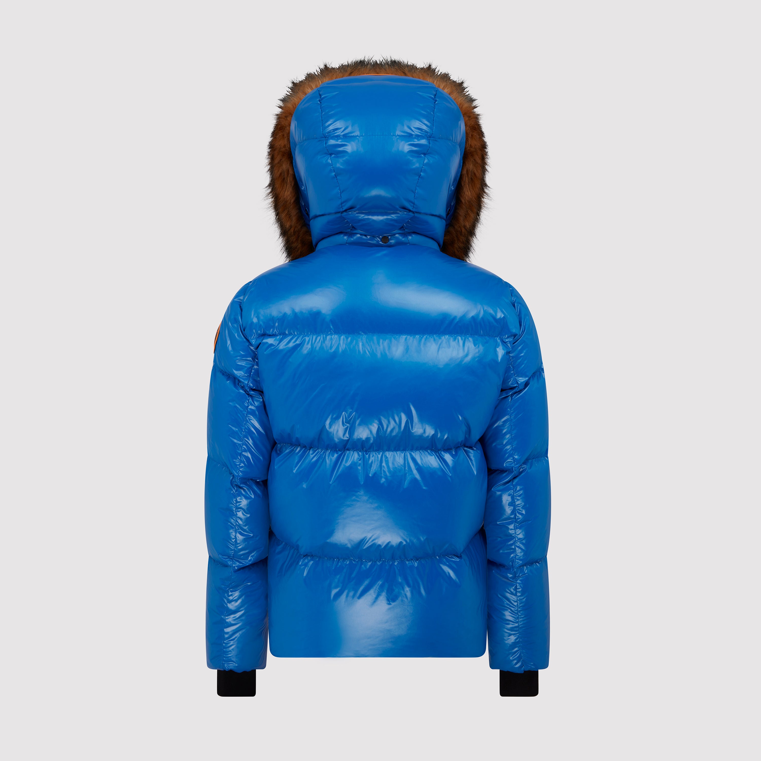 Royal blue shop puffer jacket