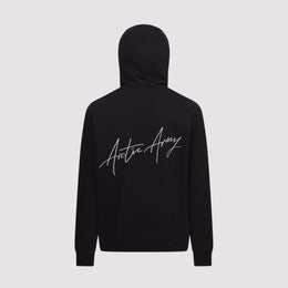 Script Hoodie in Black