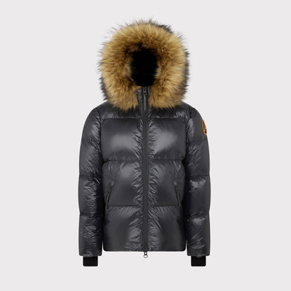 Men's Arctic Faux Puffer in Black