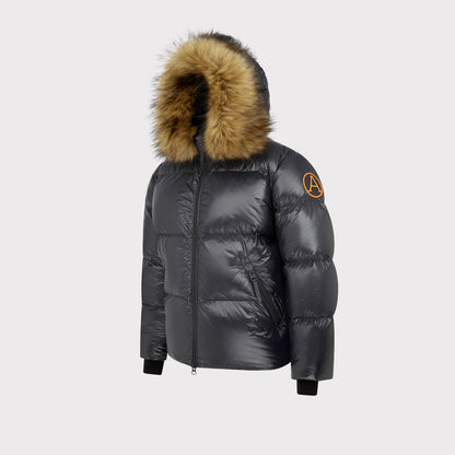 Men's Arctic Faux Puffer in Black