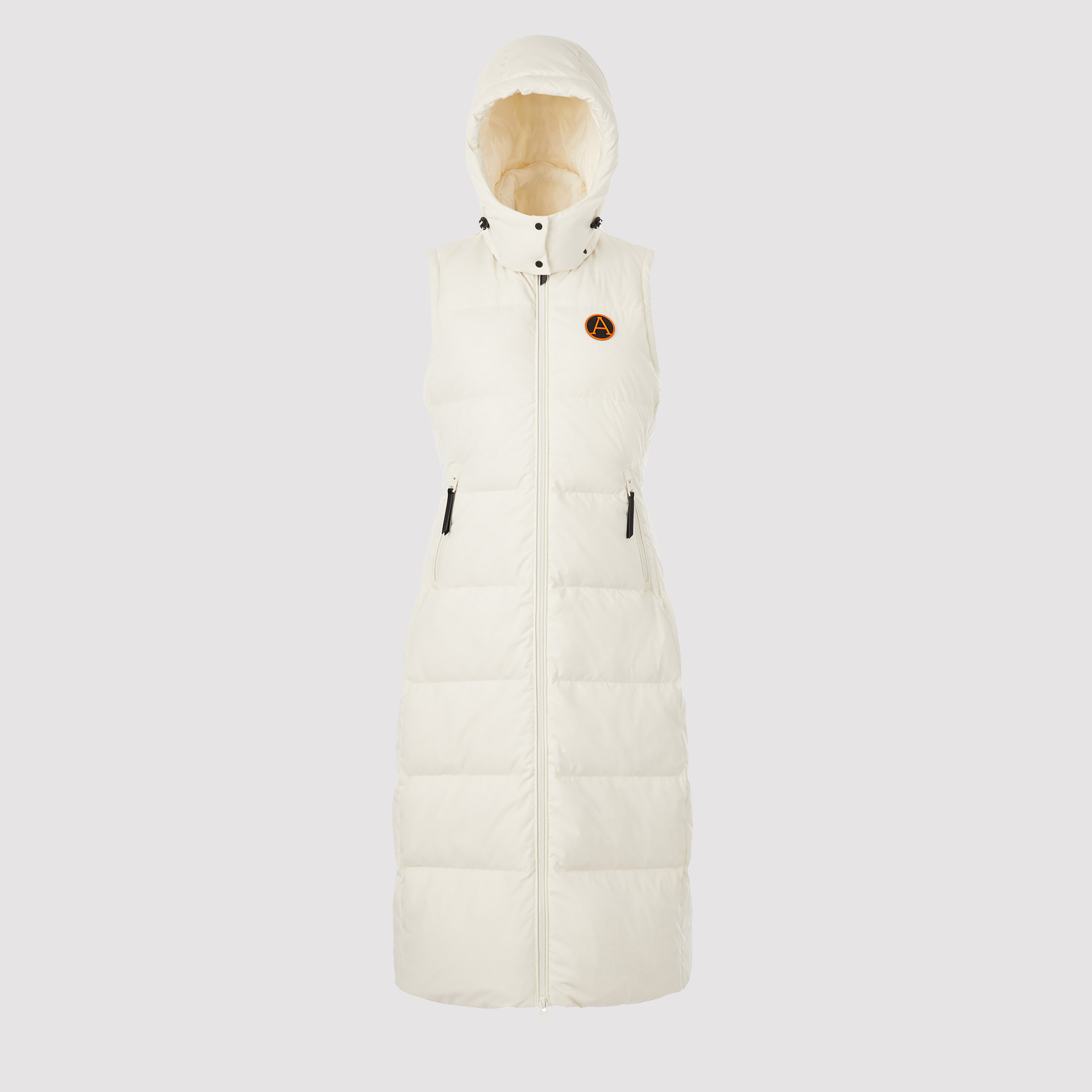 Arctic Army 【 Heavyweight Arctic Long Gilet Women 】 ファッション レディースファッション トップス ベスト ジレ レディ Women's Heavyweight Arctic Long Gilet in White – Arctic Army