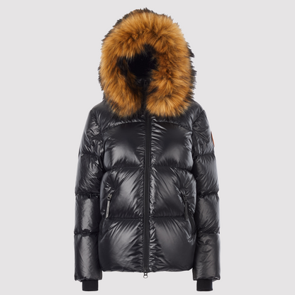 Women's Heavyweight Arctic Puffer Jacket in Black