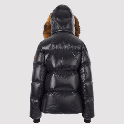 Women's Heavyweight Arctic Puffer Jacket in Black