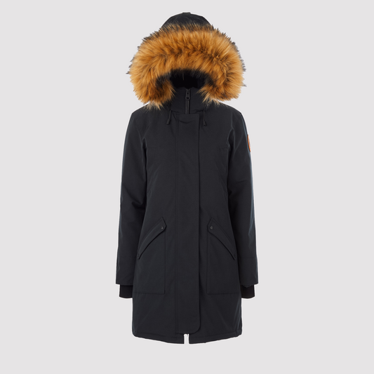 Women's Arctic Parka Jacket in Black