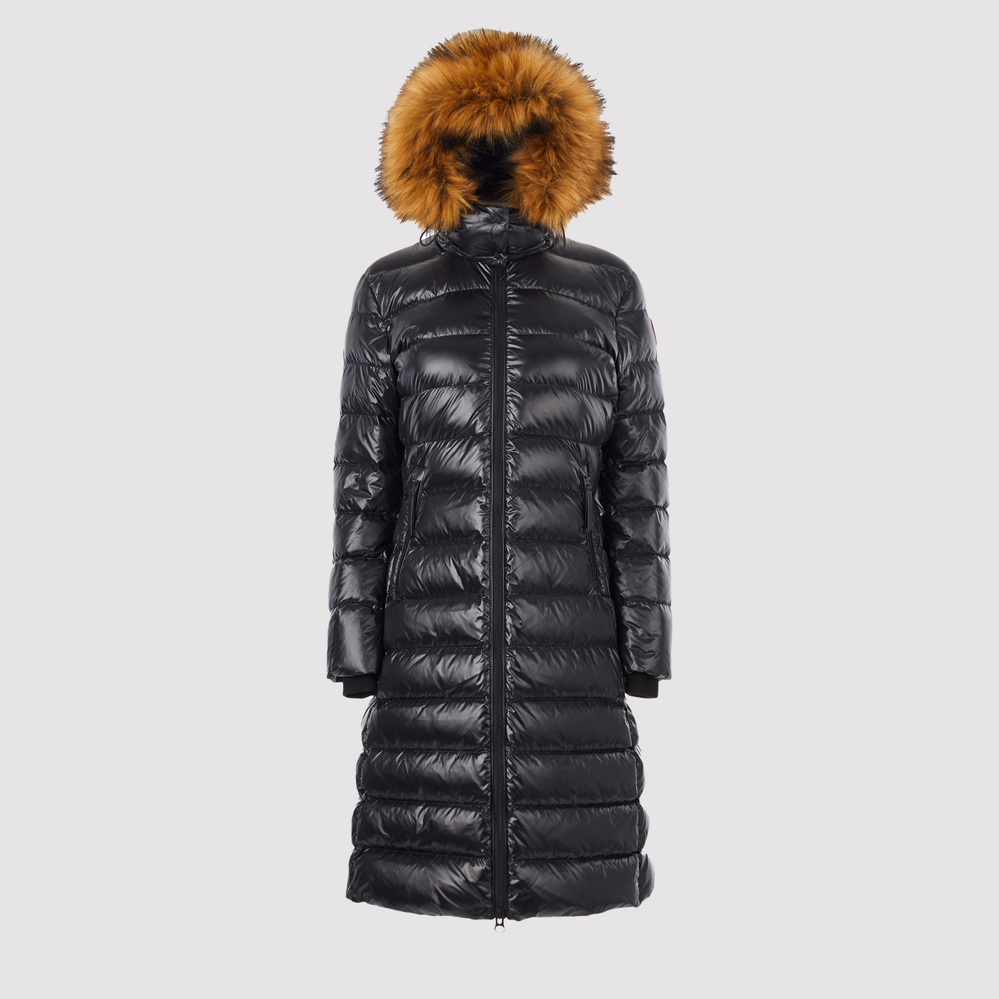 Women's Heavyweight Arctic Long Puffer Jacket in Black