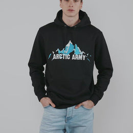 Men's Mountains Hoodie in White