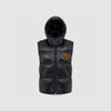 Kids Hooded Gilet in Black