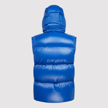 Men's Hooded Gilet in Cobalt Blue