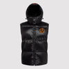 Men's Hooded Gilet in Black