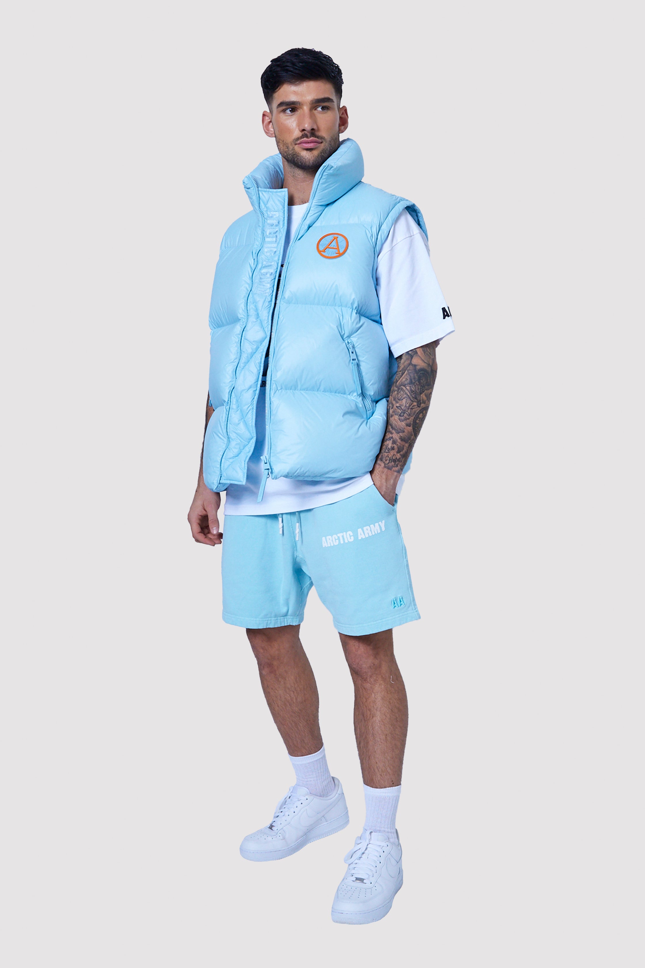 Blue gilet store