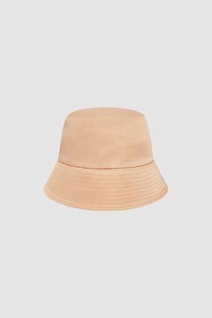 Badge Bucket Hat in Sand