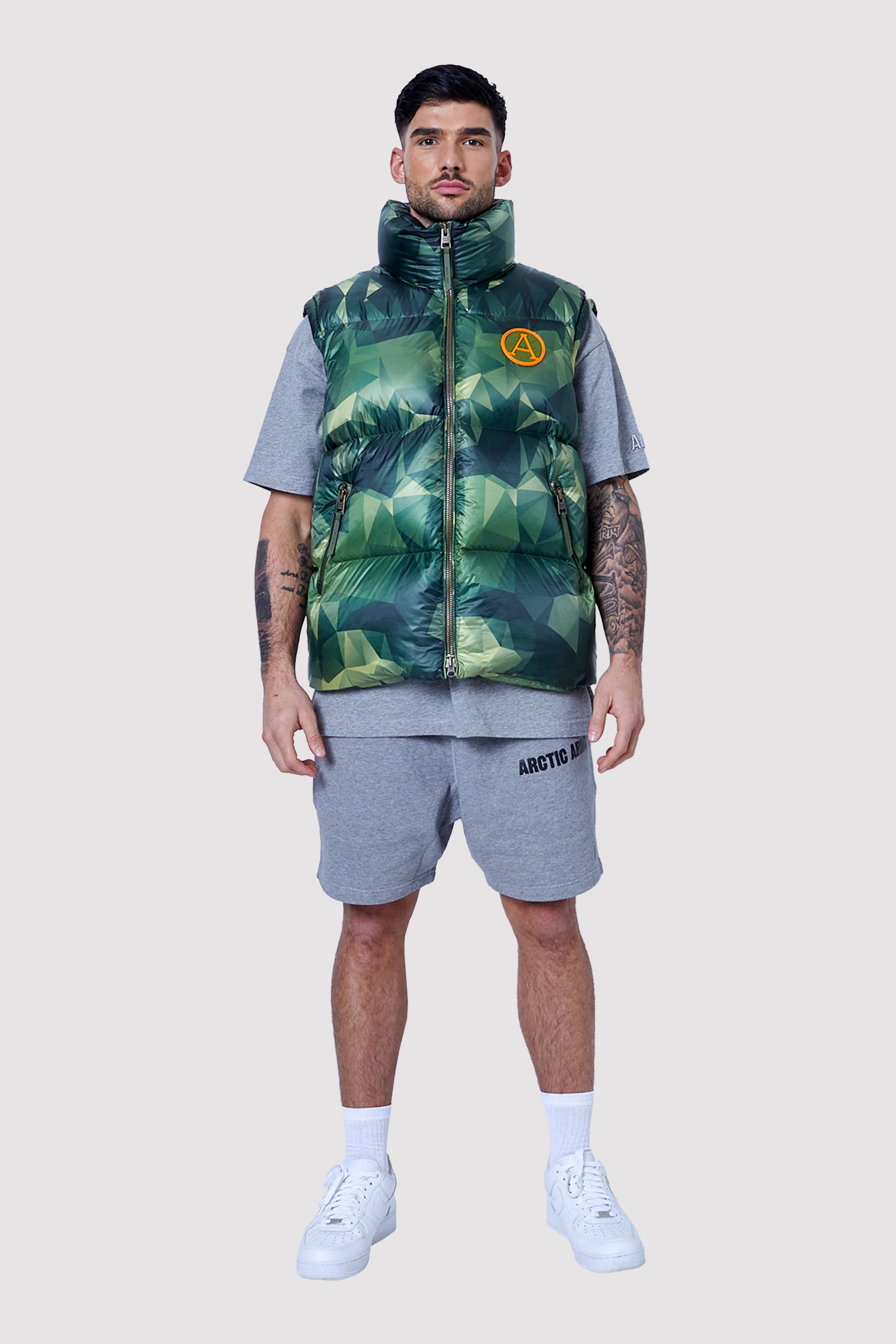 Camo gilet store mens