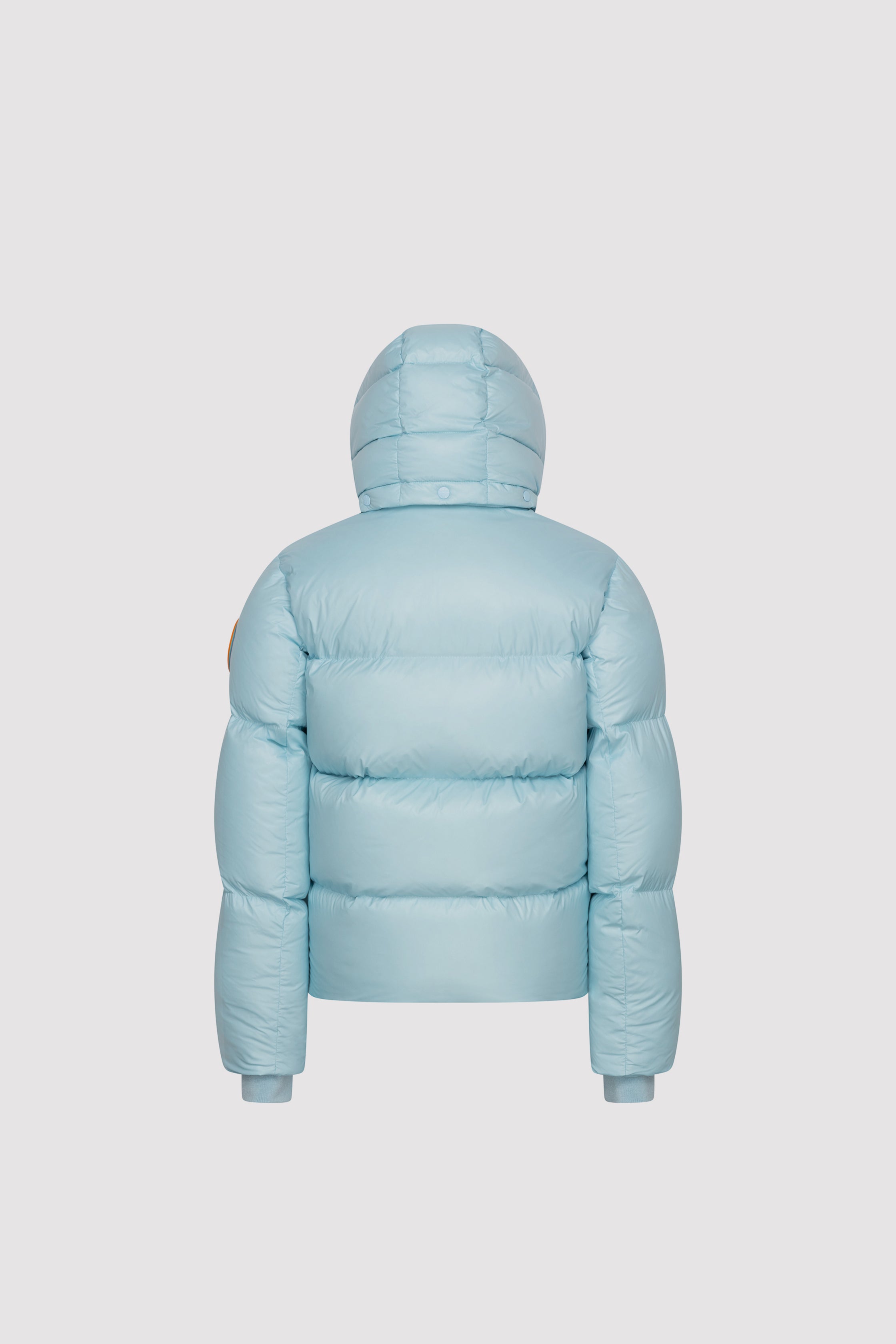 Baby blue puffer clearance jacket