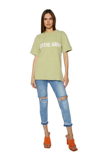 Women's AA T-Shirt in Washed Pistachio