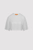 Women's 3D AA Cropped T-Shirt in White