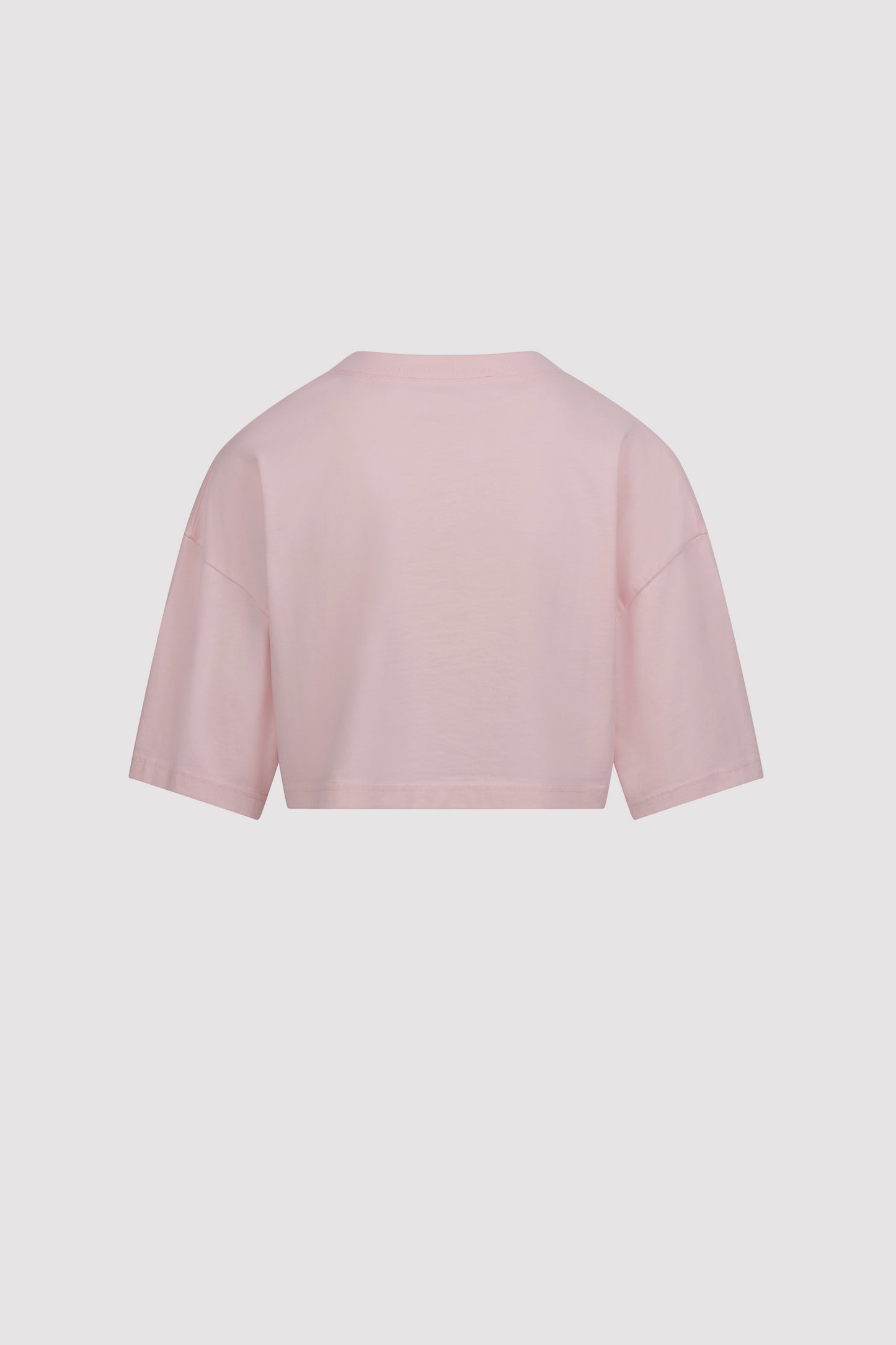 Women's 3D AA Cropped T-Shirt in Baby Pink