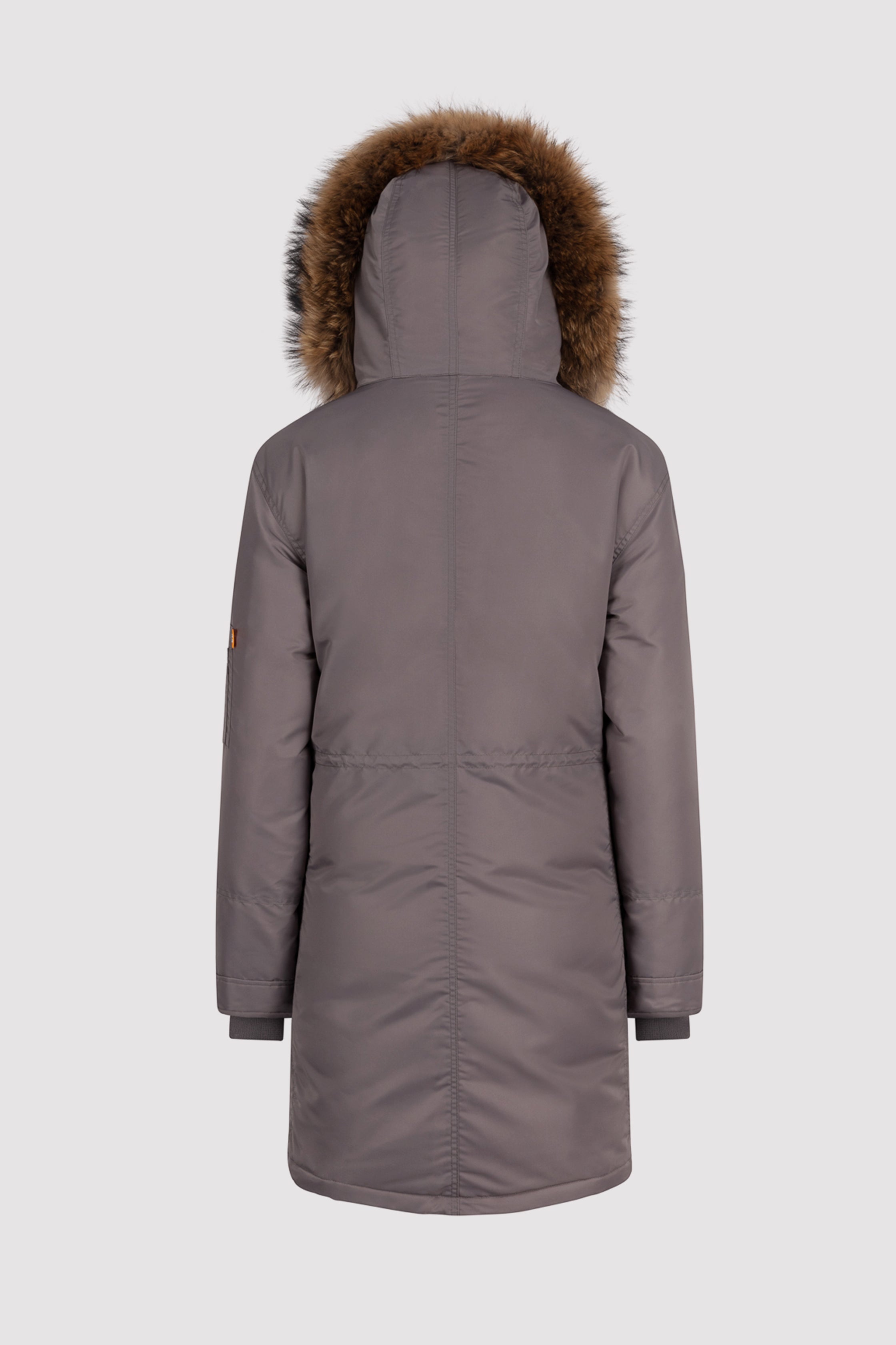 Womens grey parka clearance coat