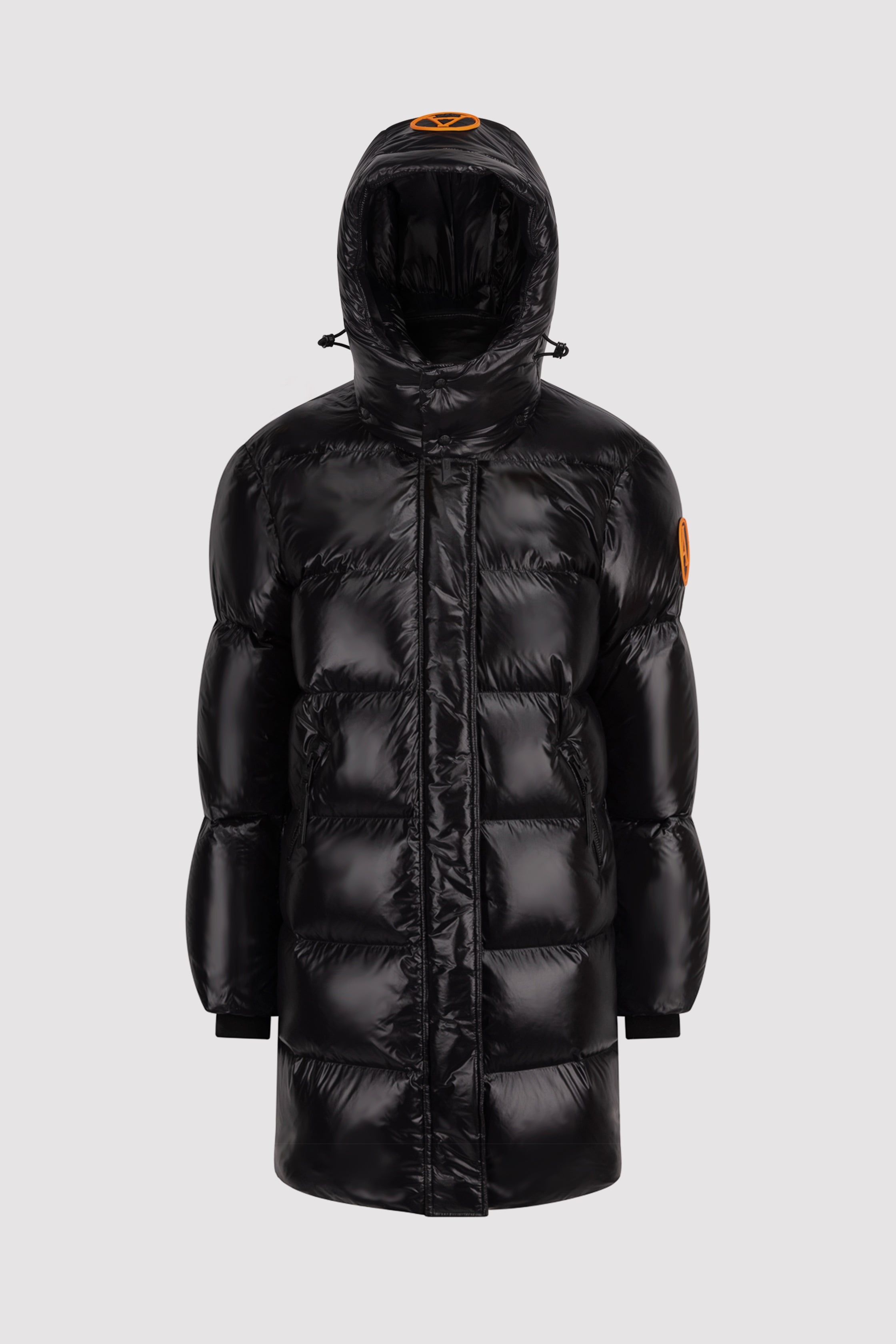 Women's Arctic Army Mid-Length Puffer in Black