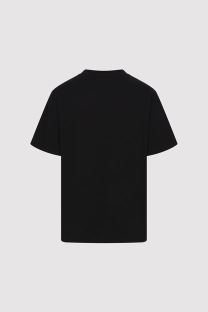 Men's Logo Oversized T-Shirt in Black
