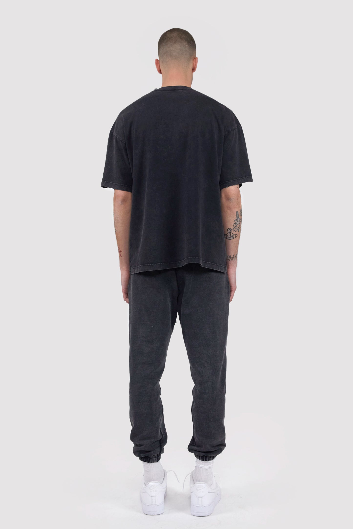 Men's AA T-Shirt in Washed Black
