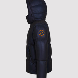Men's Puffer in Navy Reflective