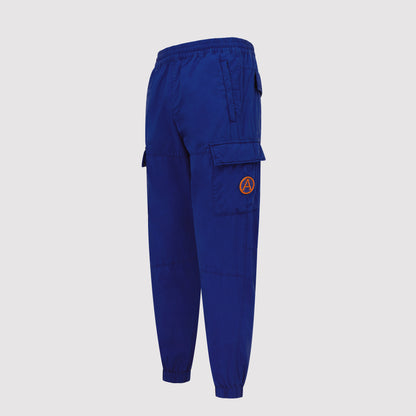 Men's Cargo Pocket Pant in Washed Cobalt Blue