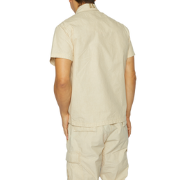 Men's Cargo Pocket SS Shirt in Washed Chalk